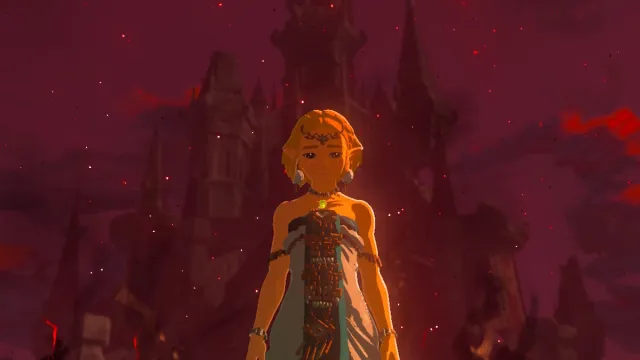 Zelda in The Legend of Zelda: Tears of the Kingdom.