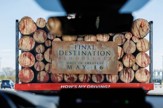 "Final Destination: Bloodlines Brings Back Legendary Log Truck to Commemorate Film Launch"