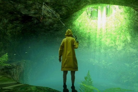 "About Fishing: A Game Combining Fishing Adventures and Enjoying Curly Fries with Your Grandpa"