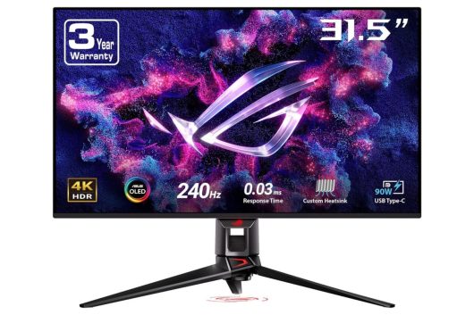 Asus Unveils 32″ 4K OLED 240Hz Gaming Display at an Unprecedented Low Cost, Slashed by $400