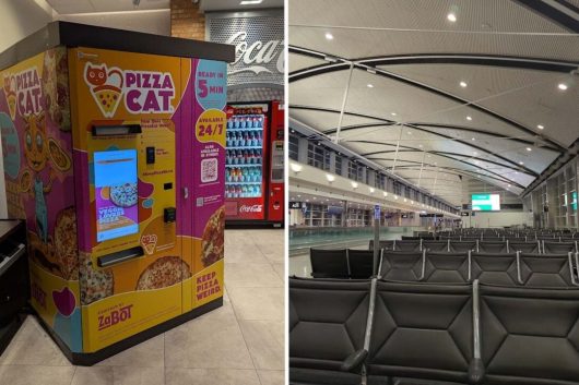 Evaluation of the Automatic Pizza Vending Machine at Detroit Airport by Kotaku