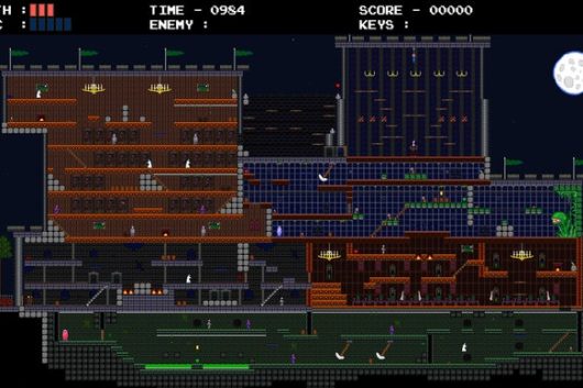 Schattenjäger: A Concise Overview of a Castlevania-Inspired Game Featuring Full-Level Visibility