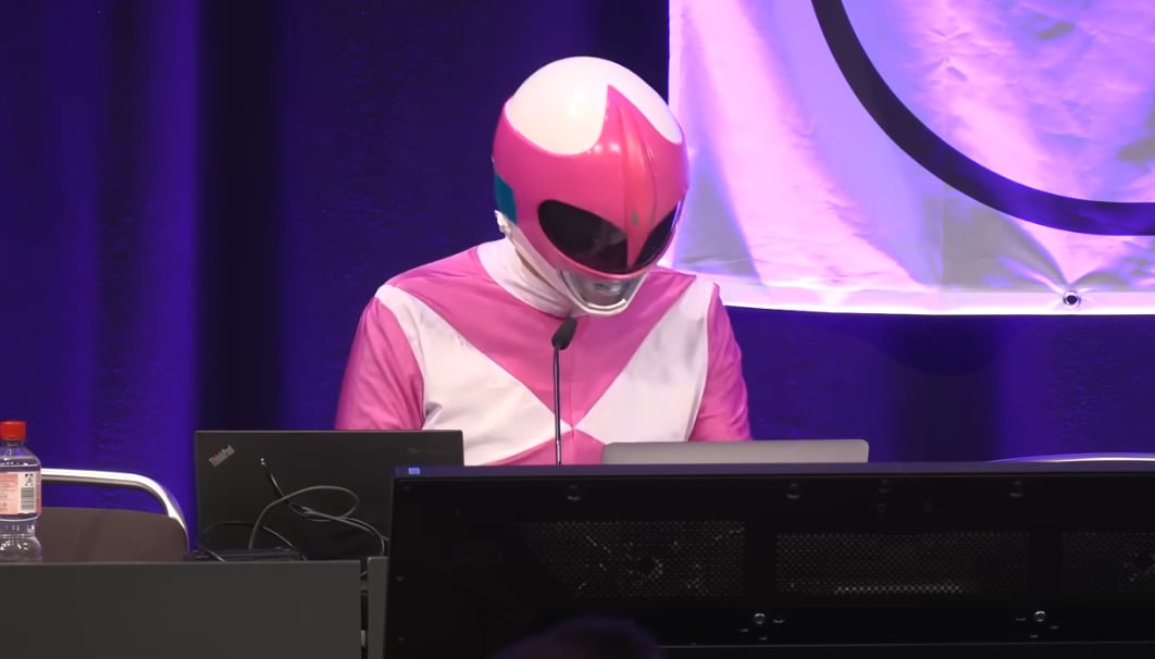 Hacker Interrupts White Supremacist Sites While Dressing as the Pink Power Ranger