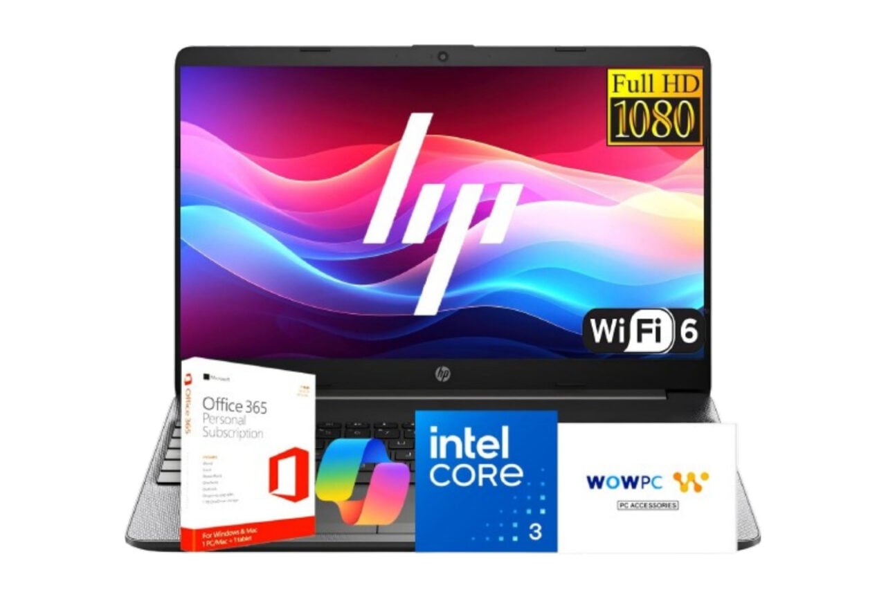 HP 15.6″ Laptop Marked Down by Almost 60%: Comes with Windows 11 Pro and Microsoft Office at Affordable Tablet Cost