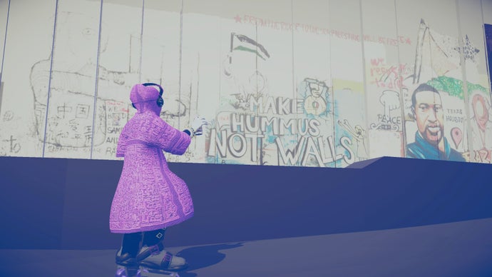 Palestine Skating Game Incorporates Jet Set Radio-Inspired Rollerblading and Graffiti in a Military Context Among Urban Barriers