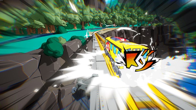 “Denshattack! Launches Demo on Steam for Stunt and Train Gameplay”