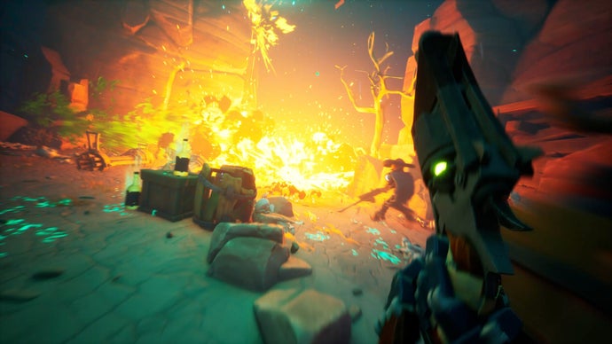 “Far Far West Demo Offers Cowboy Robot Gunplay for Helldivers 2 Players”