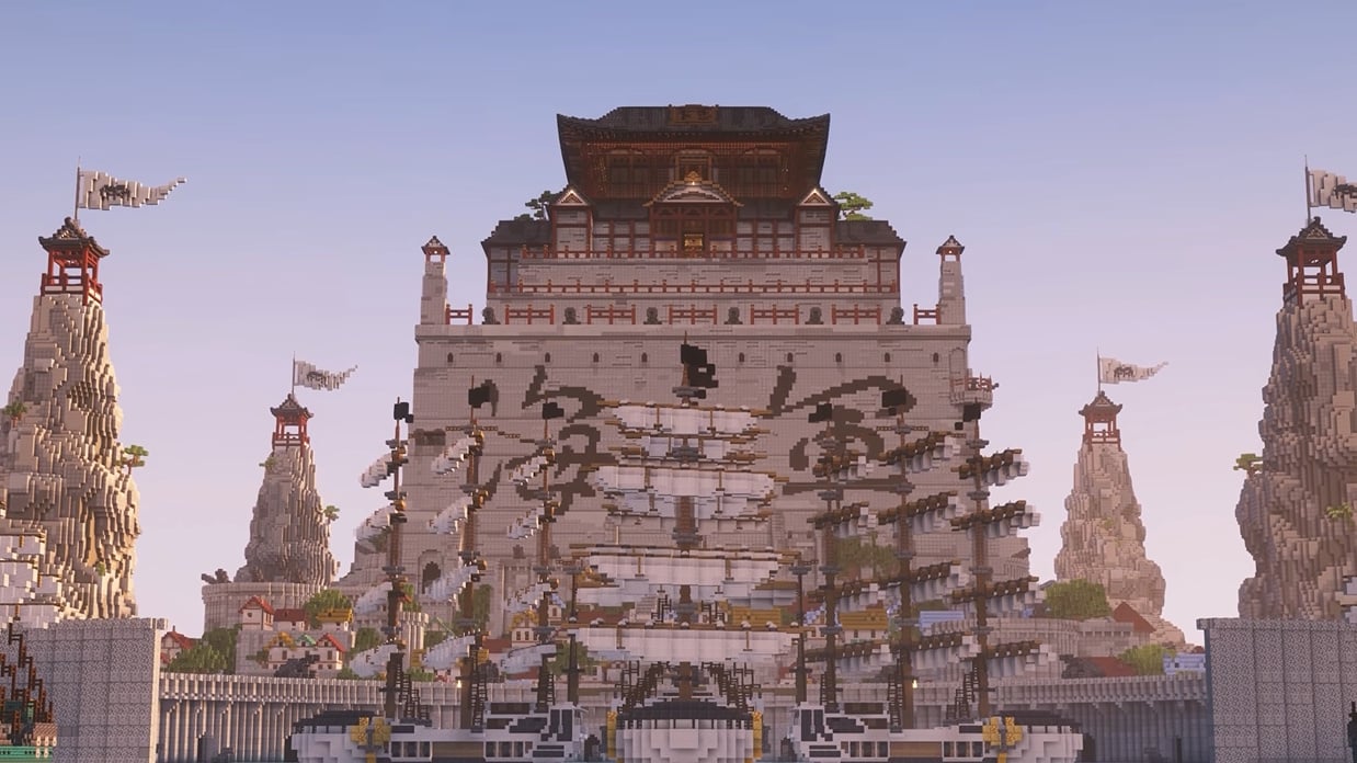 YouTuber Finishes 77-Day Intense Minecraft Construction of One Piece’s Marineford