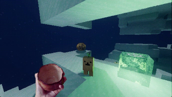 Creating S’mores Using Cat and Dog Characters in Lucid Blocks, a Dream Logic Version of Minecraft