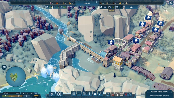 Island City-Builder Nova Roma Launches Today, Featuring Challenges from Mythical Gods