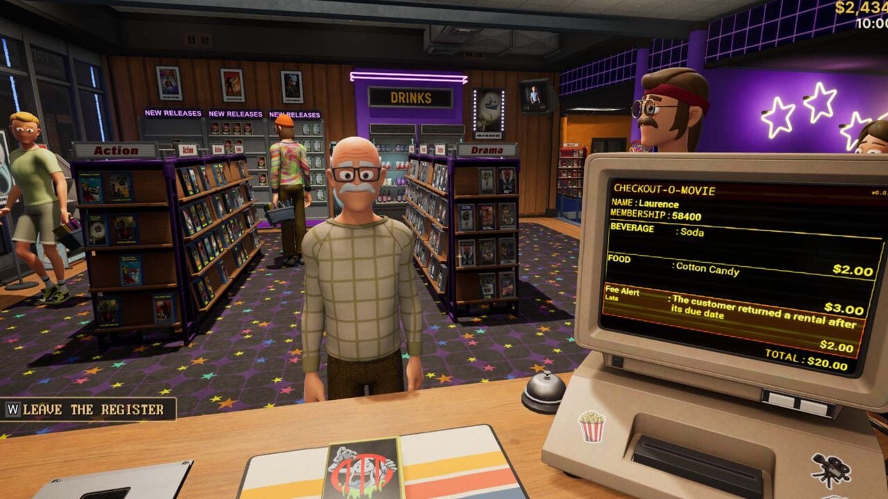 New Steam Title Centers on Managing a 1990s Video Rental Shop