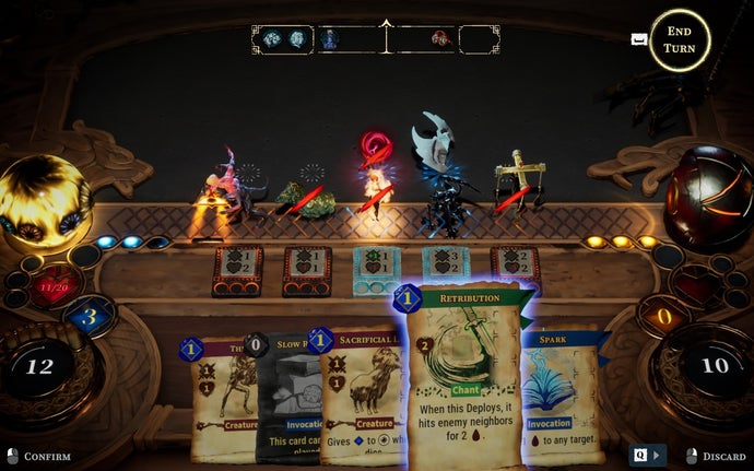 Explore The Killing Stone: A Deckbuilder Featuring Shakespearean Elements and Demonic Lawyering in a Slay the Spire Style