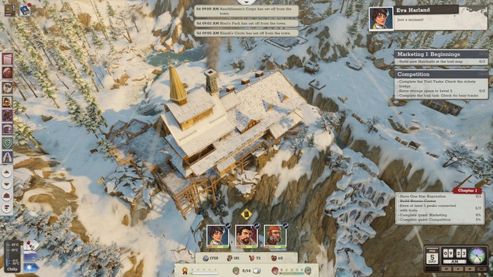Number of Pampered Hikers You Can Freeze in the Alpine Tycoon Game Above the Snow
