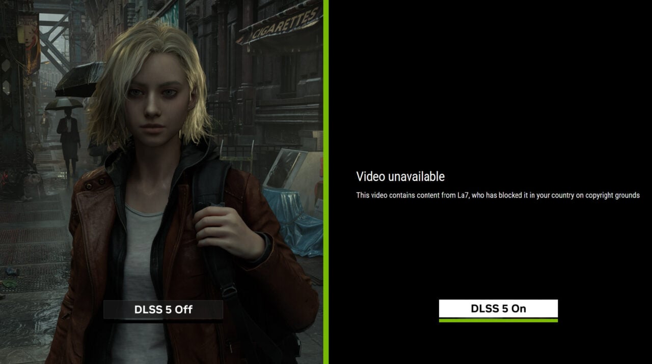 Nvidia’s DLSS 5 Video Encountering Strange Copyright Challenges on YouTube