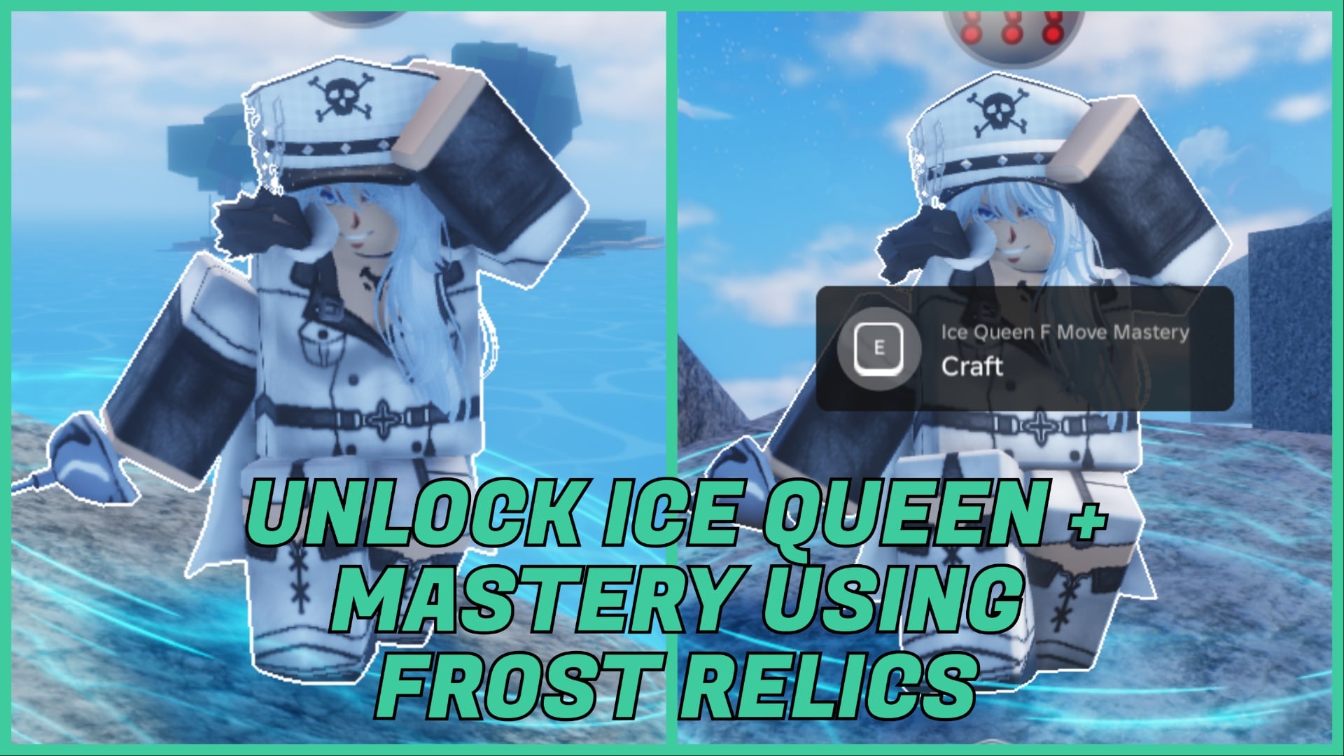 Using Frost Relics to Acquire the Sailor Piece Ice Queen