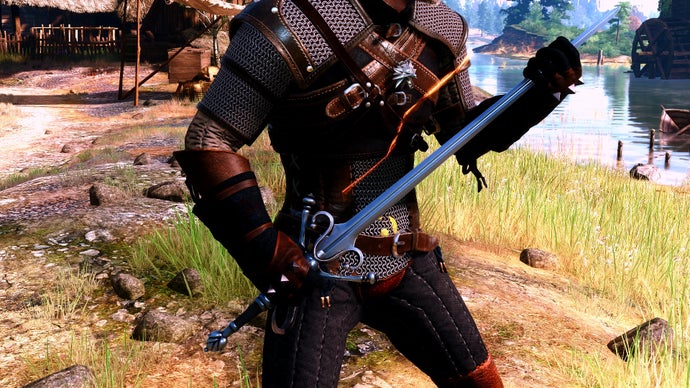 Geralt’s New Sword from Songs of the Past Expansion Added to Witcher 3 by Modders