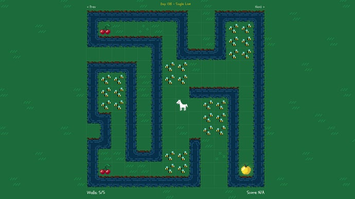 Implement a Fencing Strategy for a Free-Spirited Horse in the Daily Puzzle Game Enclose.Horse