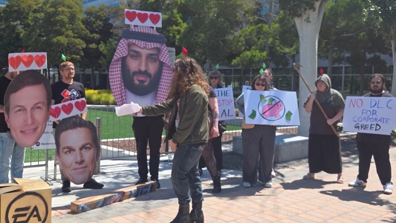 Protest Outside EA Headquarters: Gamers Come Together to Oppose Saudi Acquisition Effort