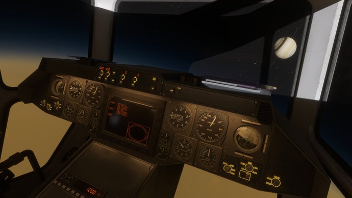 “Space Hauler: A Comprehensive Space Flight Simulator Set Around Saturn with Fully Functional Controls”