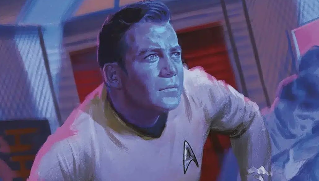 William Shatner Evaluates Kirk Card from MTG Star Trek Collection, Proposes AI Involvement in Creation
