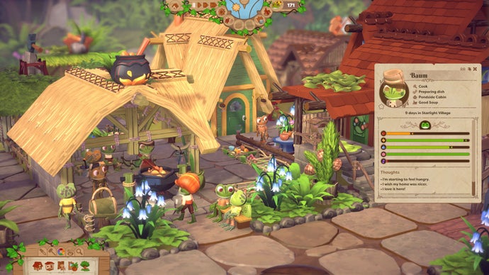 Analyzing How Croakwood Addresses Town-Building Challenges Similar to Anno While Mitigating Stress and Pressure