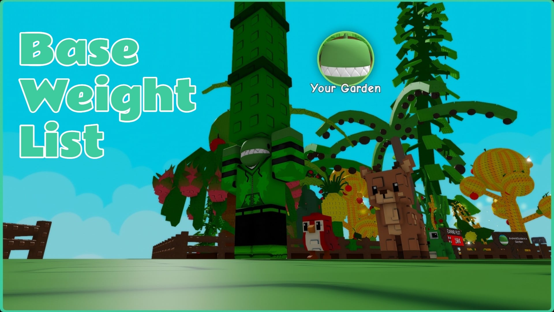 Comprehensive Guide to Base Weights for Garden 2