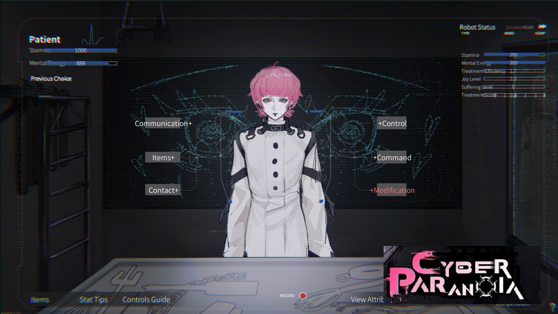 Cyber Paranoia: A Medicalcore Romance Otome Featuring Morally Complex Relationship Choices, Demo Available Now