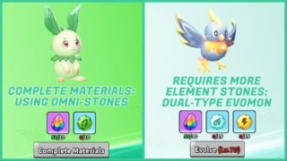 Guide to Obtaining Evolution Stones in Evomon, Featuring Element and Omni-Stones