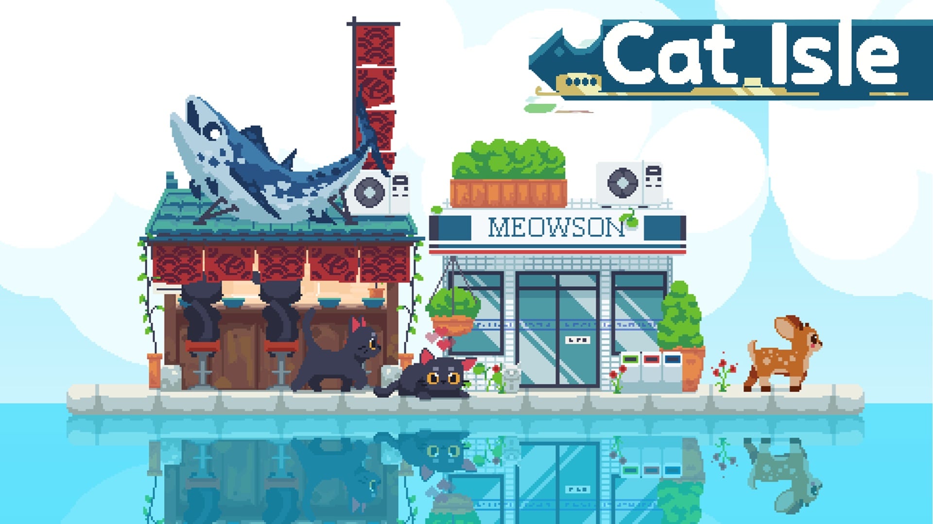 “Pixel-Art Management Game ‘Cat Isle’ Launching on Steam Next Month”
