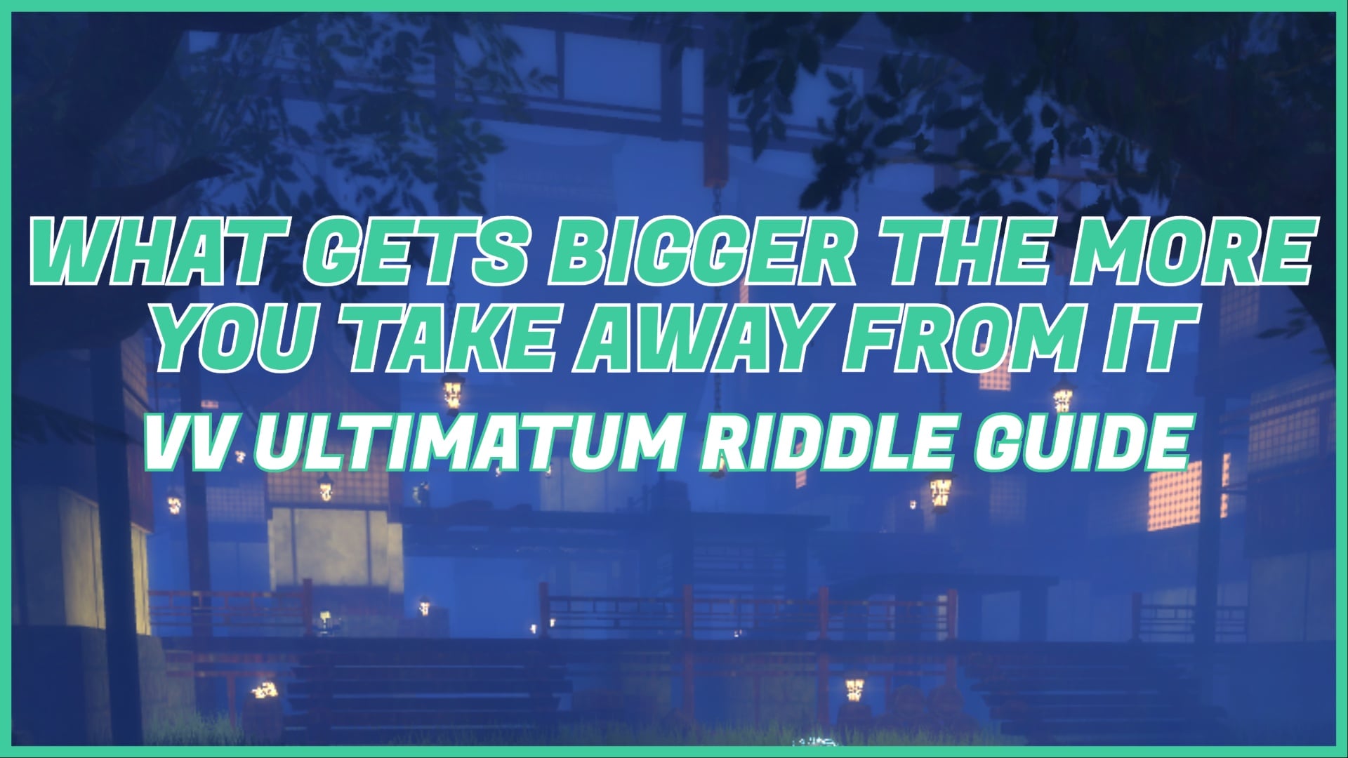 Riddle Answer Guide: Understanding the Solution to “What Gets Bigger the More You Take Away from It” VV ULTIMATUM