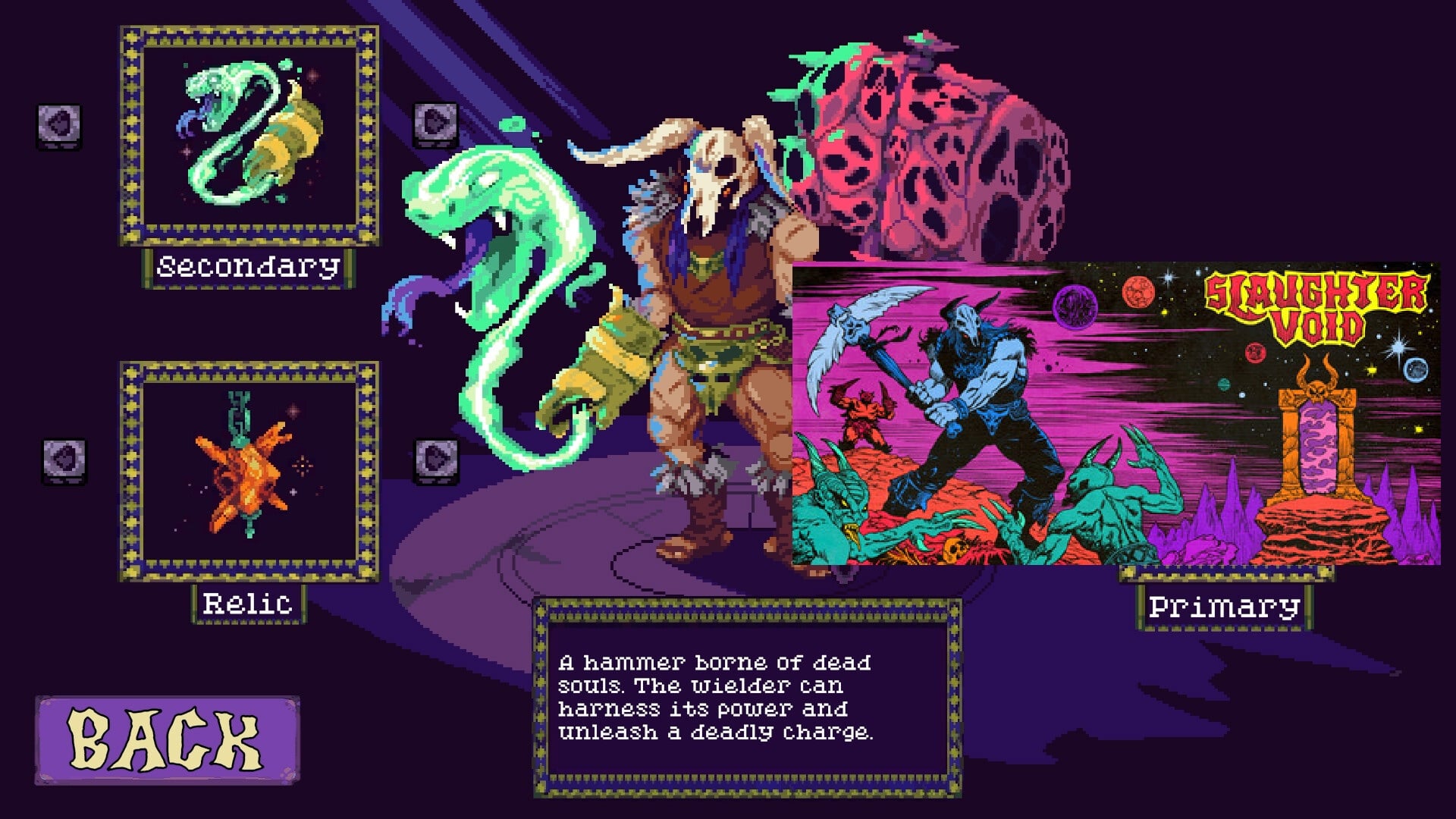 "Steam Release: Slaughter Void - A Heavy Metal Dark Fantasy Slasher"