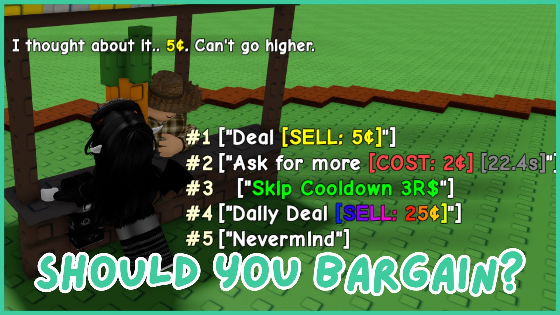 The Pros and Cons of Bargaining in Grow a Garden 2