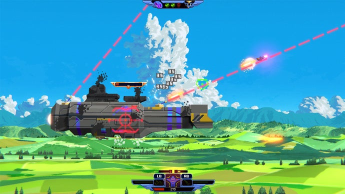 “Wind Runners: A Challenging Bullet-Hell Experience for Careless Pilots, Similar to Luftrausers”