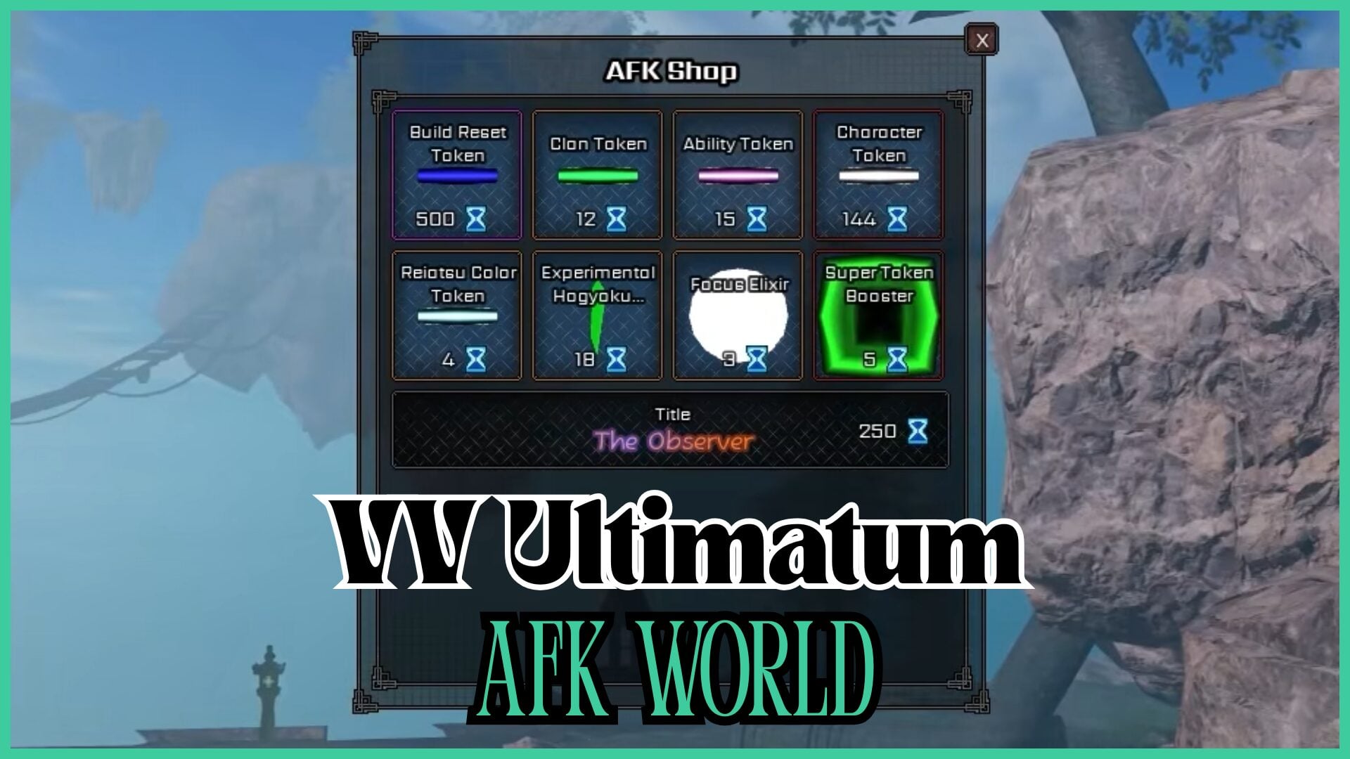 AFK World Ultimatum: AFK Shop and Points System