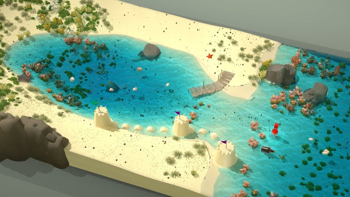 Explore Inviting Beaches and Engaging Physics in the Sandbox Game Sandcastle