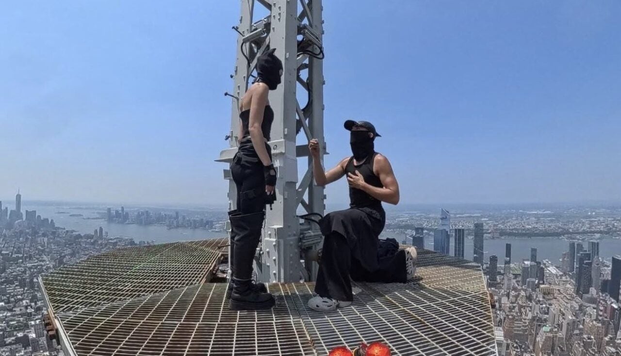 Netflix’s Skywalkers Ascend Empire State Building to Promote Peace, Declare Engagement, and Encounter Arrest