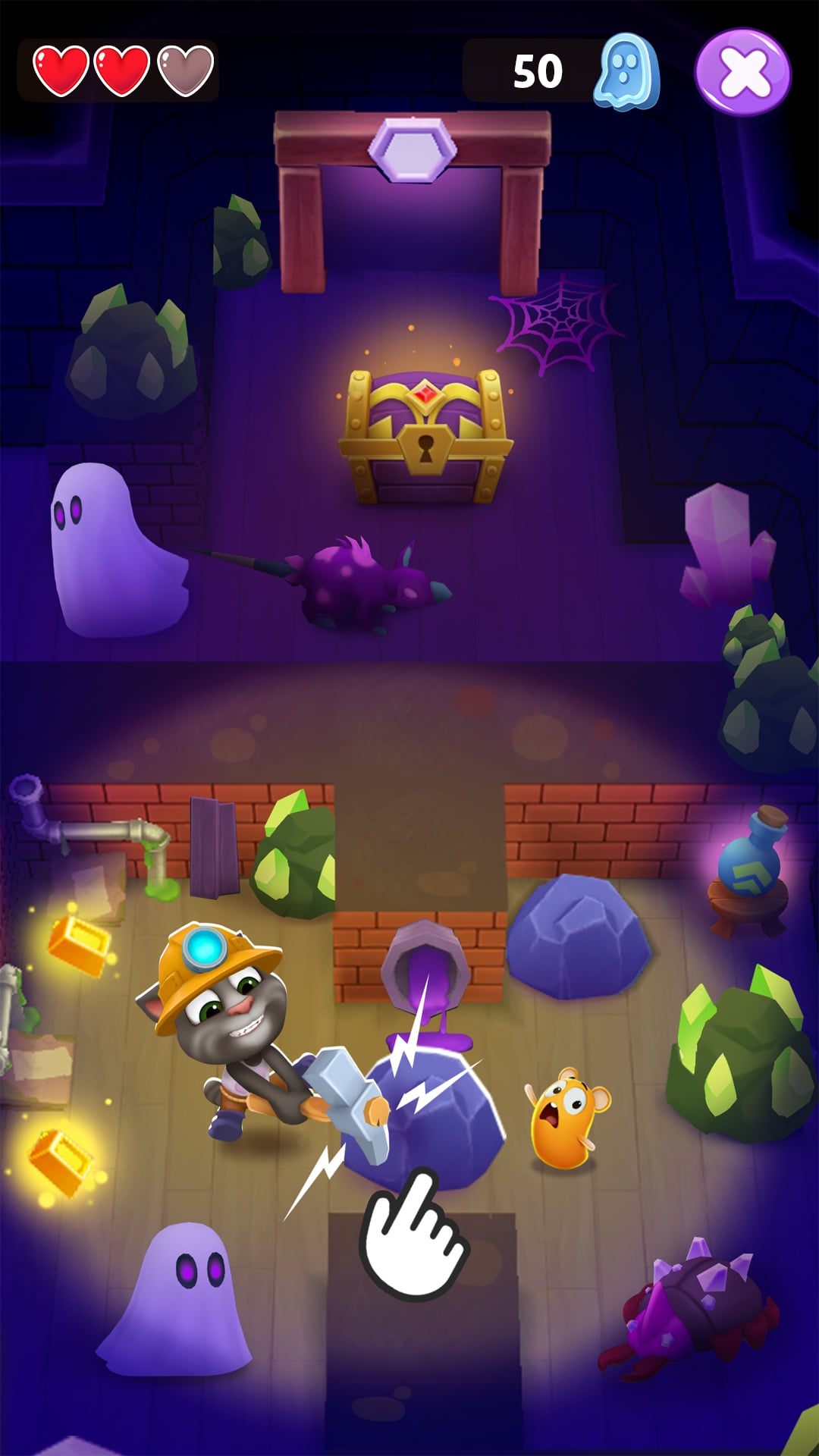 Overview of the New Spooky Quest Dungeon-Crawler Update in My Talking Tom 2