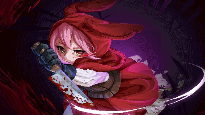 “Rubinite: A Dark Fantasy Action RPG Featuring Boss Rush Mechanics Starring a Red-Eyed Murder Princess for Fans of Blasphemous and Sekiro”