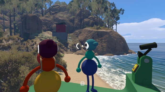 Big Walk: A Simulation of the Childlike Experience of Being Separated from Friends and the Joy of Reunion