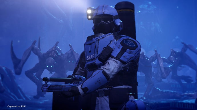 “Helldivers 2 Update ‘Devoid of Liberty’ Introduces NPC Troop Revamp and New Illuminate Enemies, Featuring Hugging Mechanic for Super Earth Grunts”