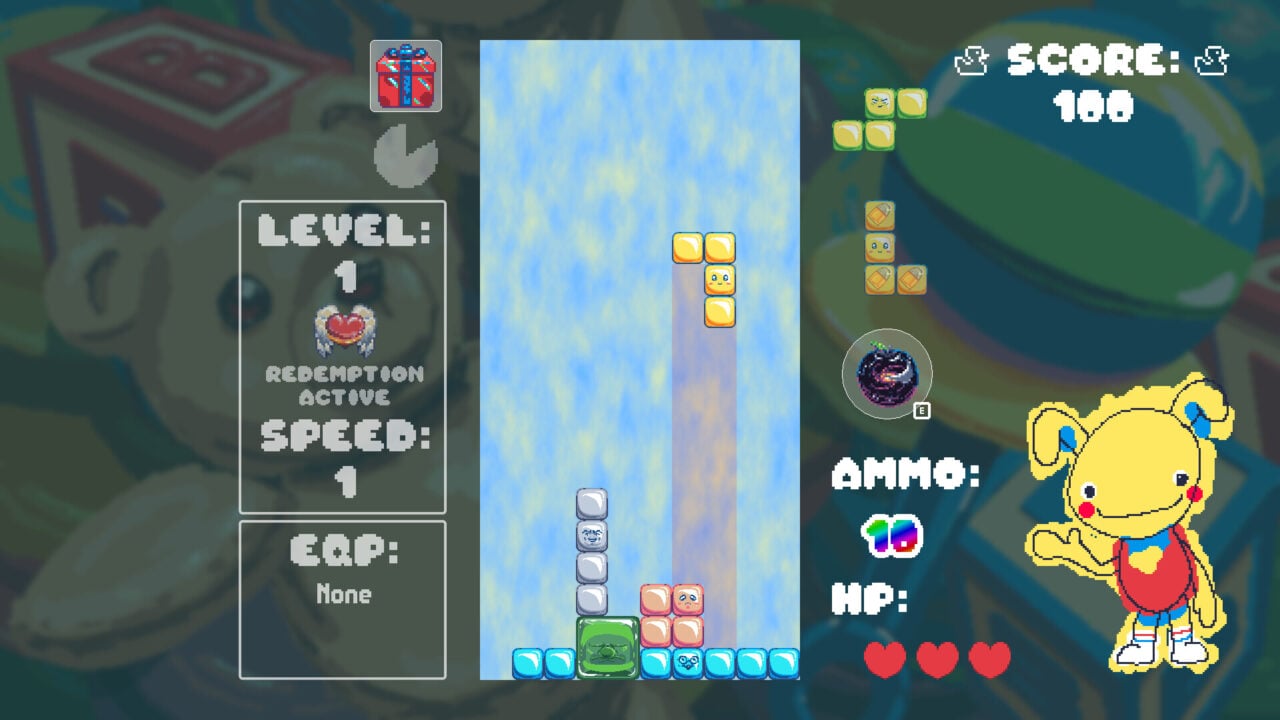 Investigating a Game That Converts Tetris into a Doom-Inspired Adventure for Young Kids