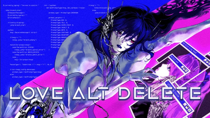 "LOVE alt delete: A Y2K Horror Visual Novel Featuring AI Chatbots to Facilitate Dating"