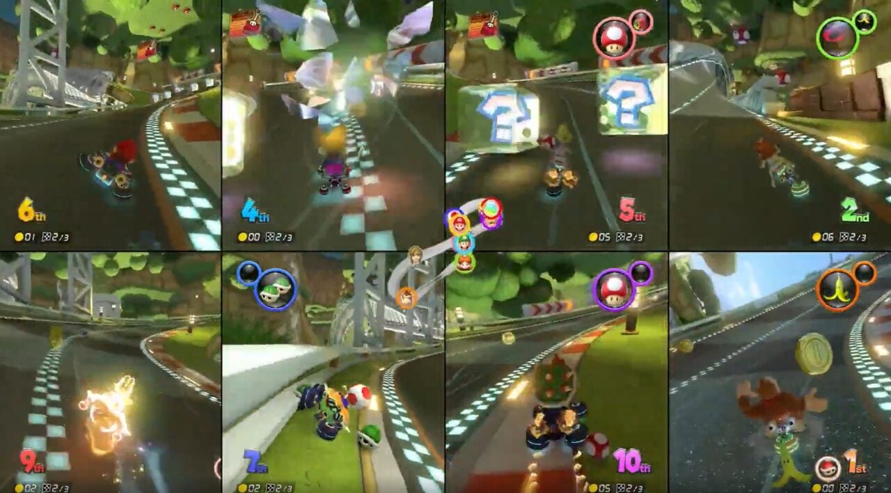 Mario Kart 8 Deluxe Introduces Complimentary 8-Player Split-Screen Feature with Unexpected Switch 2 Enhancement