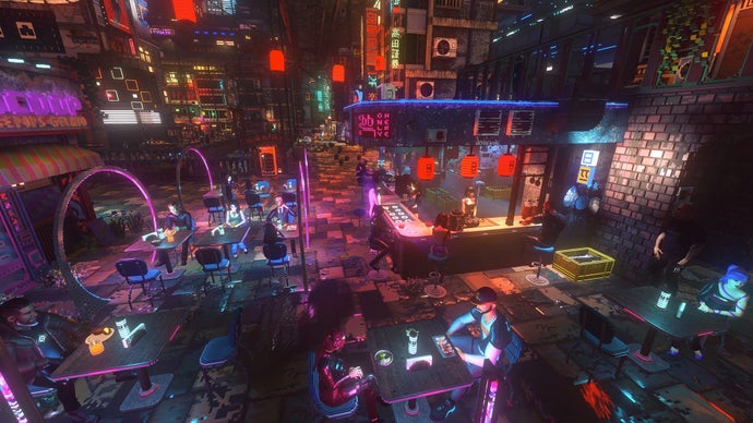 Nivalis Nights Released: Establish Your Ramen Bar and Discover a Voxel Cyberpunk City