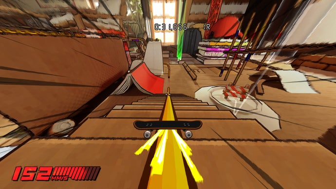 “Stuntboost: A Tech Deck Skateboarding Platformer Featuring Impressive Tricks on Cardboard Constructs, Now Available”