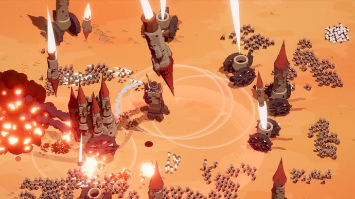 “Wanderburg: A Bullet Heaven Game Featuring a Castle-Tank Hybrid Now Available in Early Access”