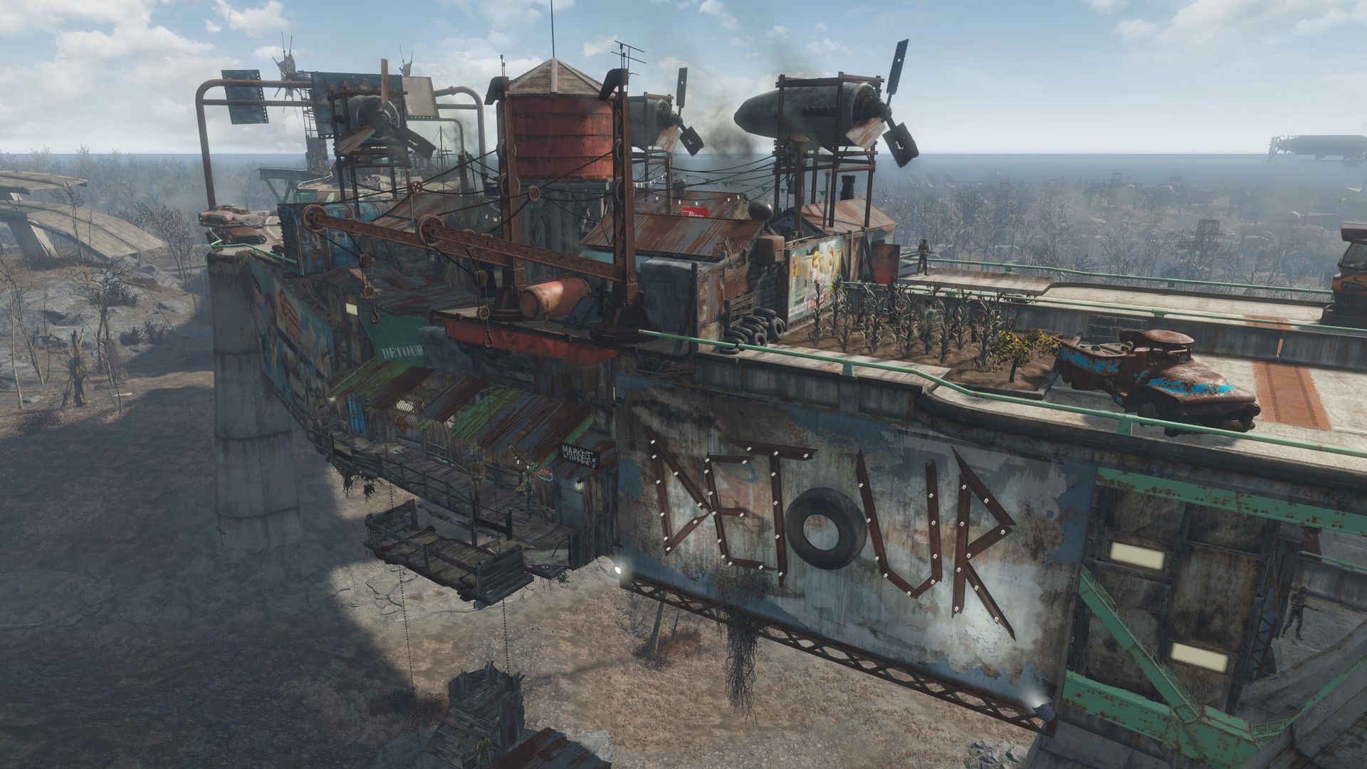 A new Fallout 4 mod adds an entire town, but more importantly, it lets you join a gang