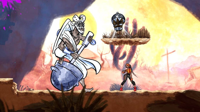 I keep embarrassing myself in front of the nature gods in handpainted 2D roguelike Talaka, whose colourful, combative demo is out now