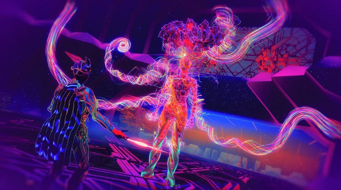 Living world, god-mind or "something far more terrifying": Etre is an eye-melting, Control-inspired action game about reshaping a cosmic brain