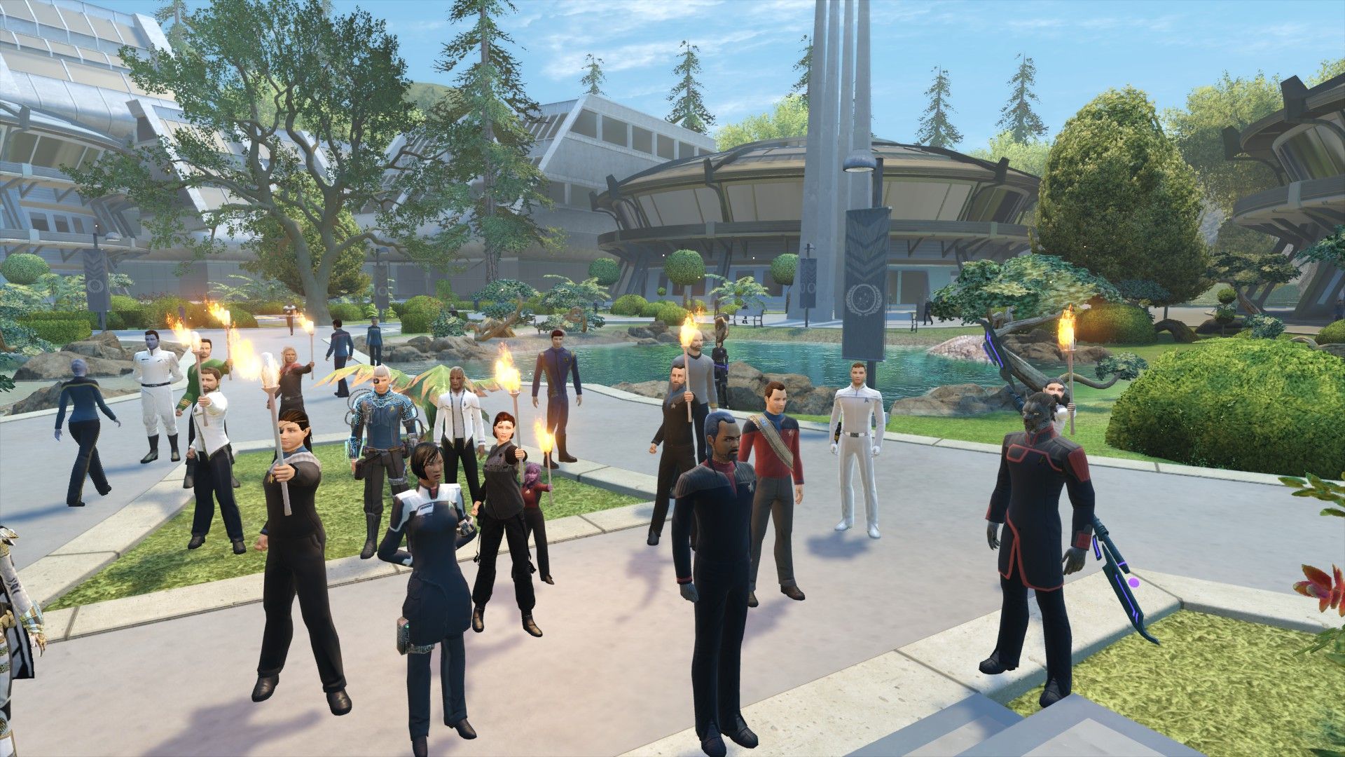 Star Trek Online players are holding public vigils to mourn Patrick Stewart